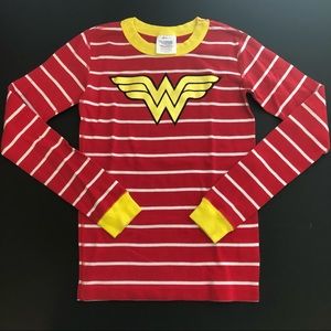 Hanna Andersson Wonder Woman Long John Pajama Top Size 12 (150 Cm)